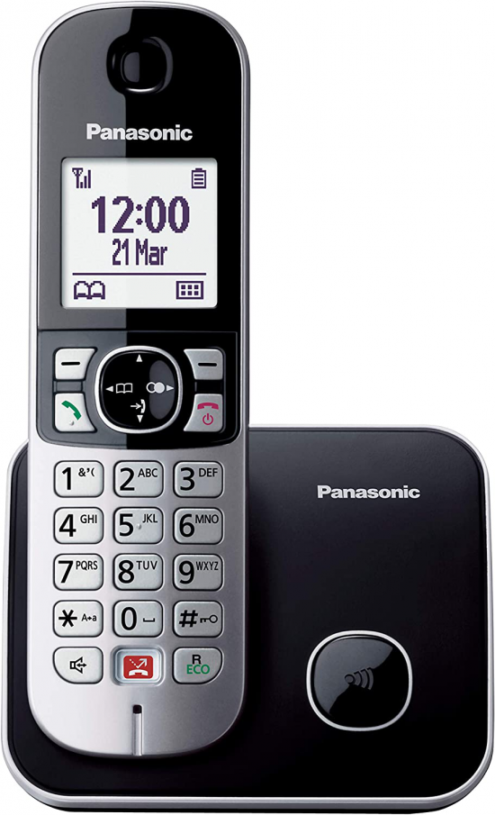 TELEFONO Panasonic DECT KX-TG6851SPB negro